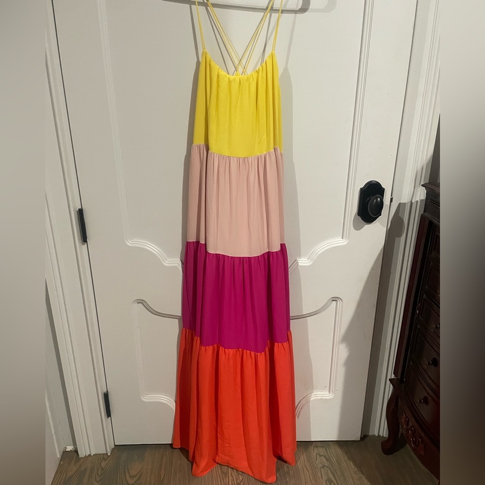 Express Multicolor Maxi Dress Size medium